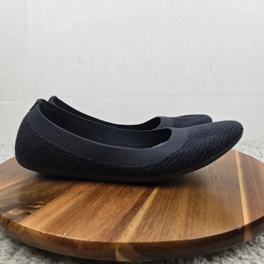Allbirds Womens 8.5 Tree Breezer Navy Night Knit Slip Round Toe Ballet Flat